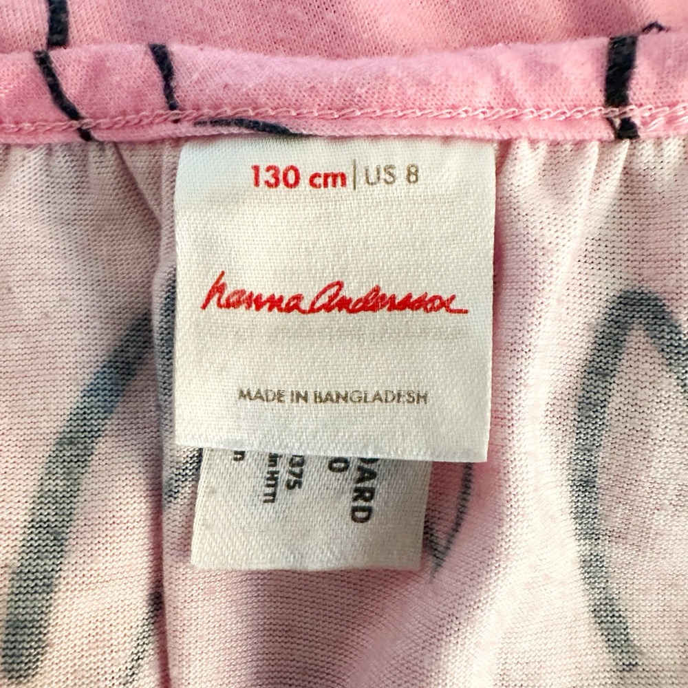 Bunny Print Short Sleeve Nightgown (8) - Picture 3 of 4